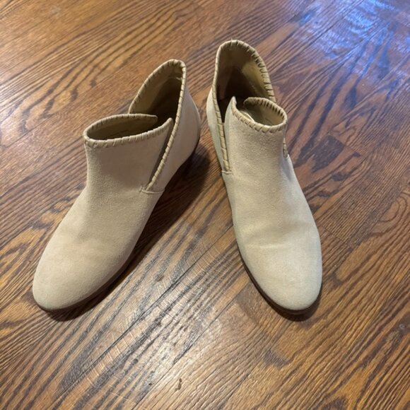 Jack Rogers Sadie Suede Ankle Boots, Size 8.5 - Picture 2 of 6